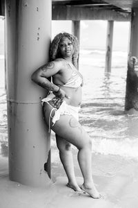 Classic Bandana Bikini "Sunset Drip"