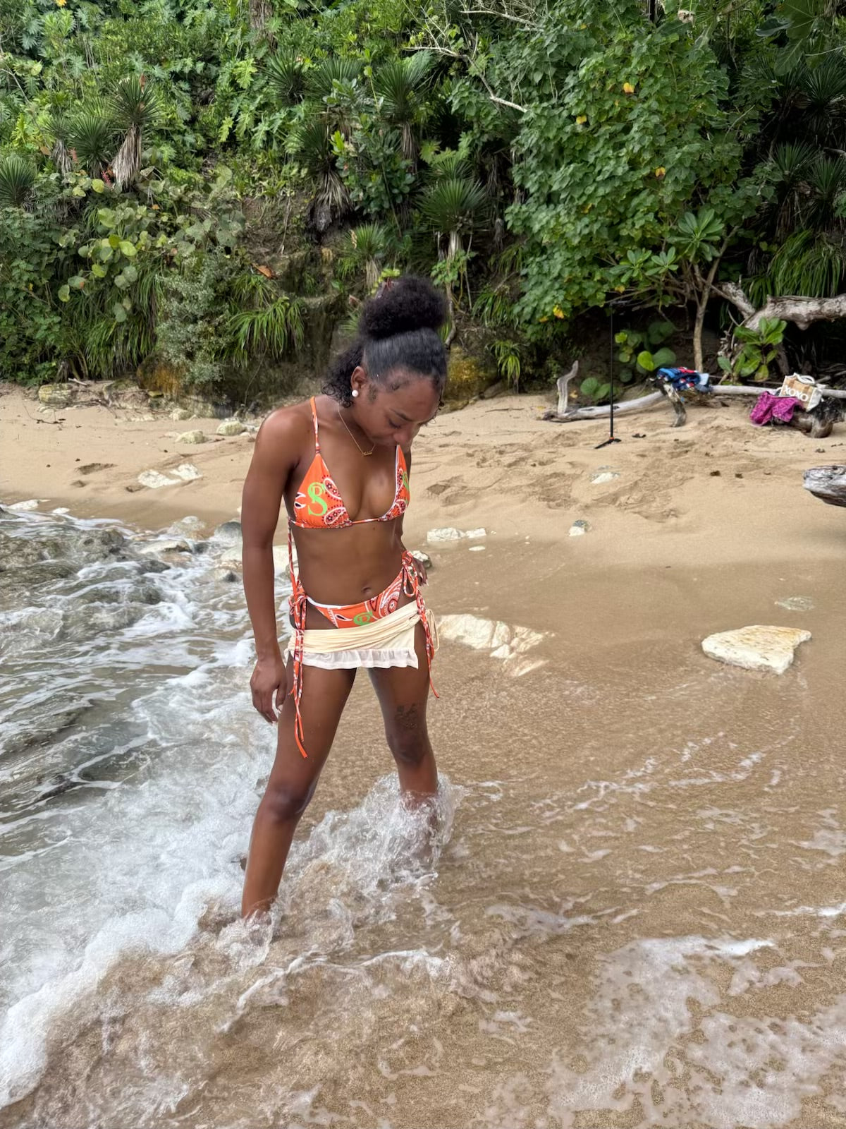 Classic Bandana Bikini "Miami Hurricanes"