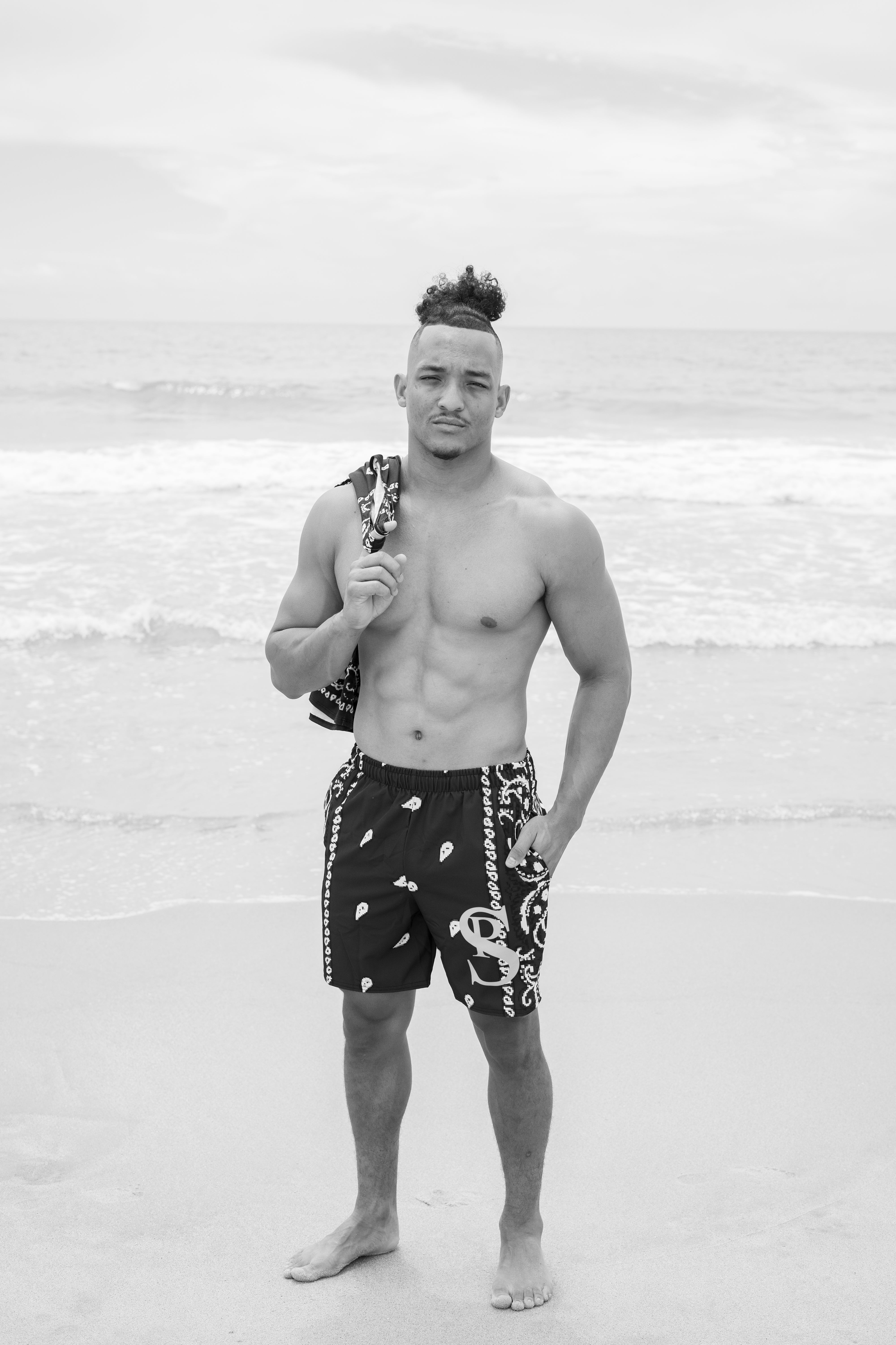 Classic Bandana Swimming Trunks "California Bears"