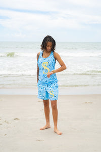 Classic Bandana Swimming Trunks "UCLA Bruins"