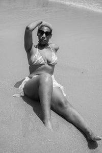 Classic Bandana Bikini "Pink Glacier"