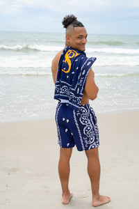 Classic Bandana Swimming Trunks "California Bears"