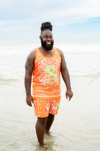 Classic Bandana Swimming Trunks "Miami Hurricanes"
