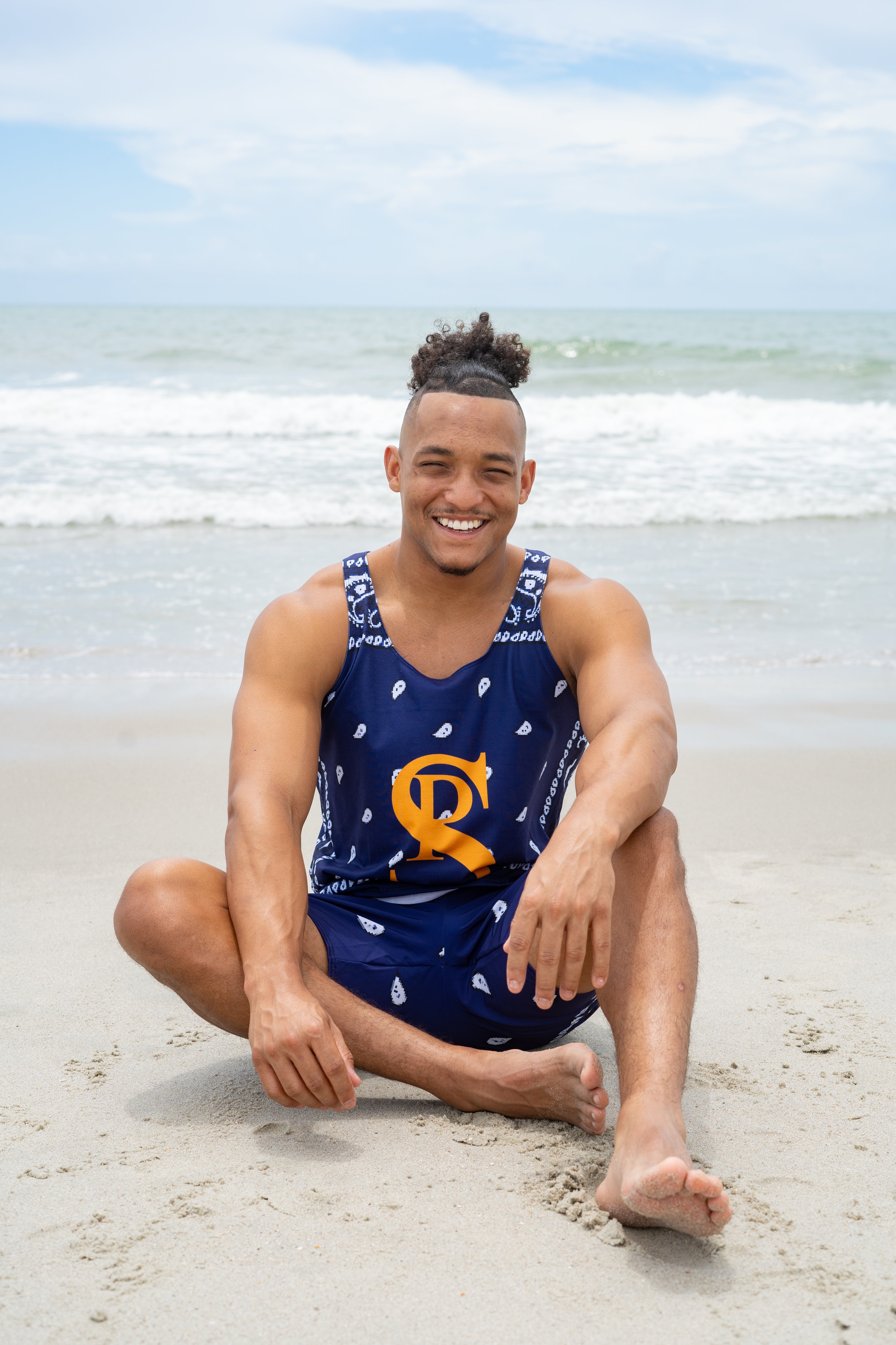 Classic Bandana Swimming Trunks "California Bears"