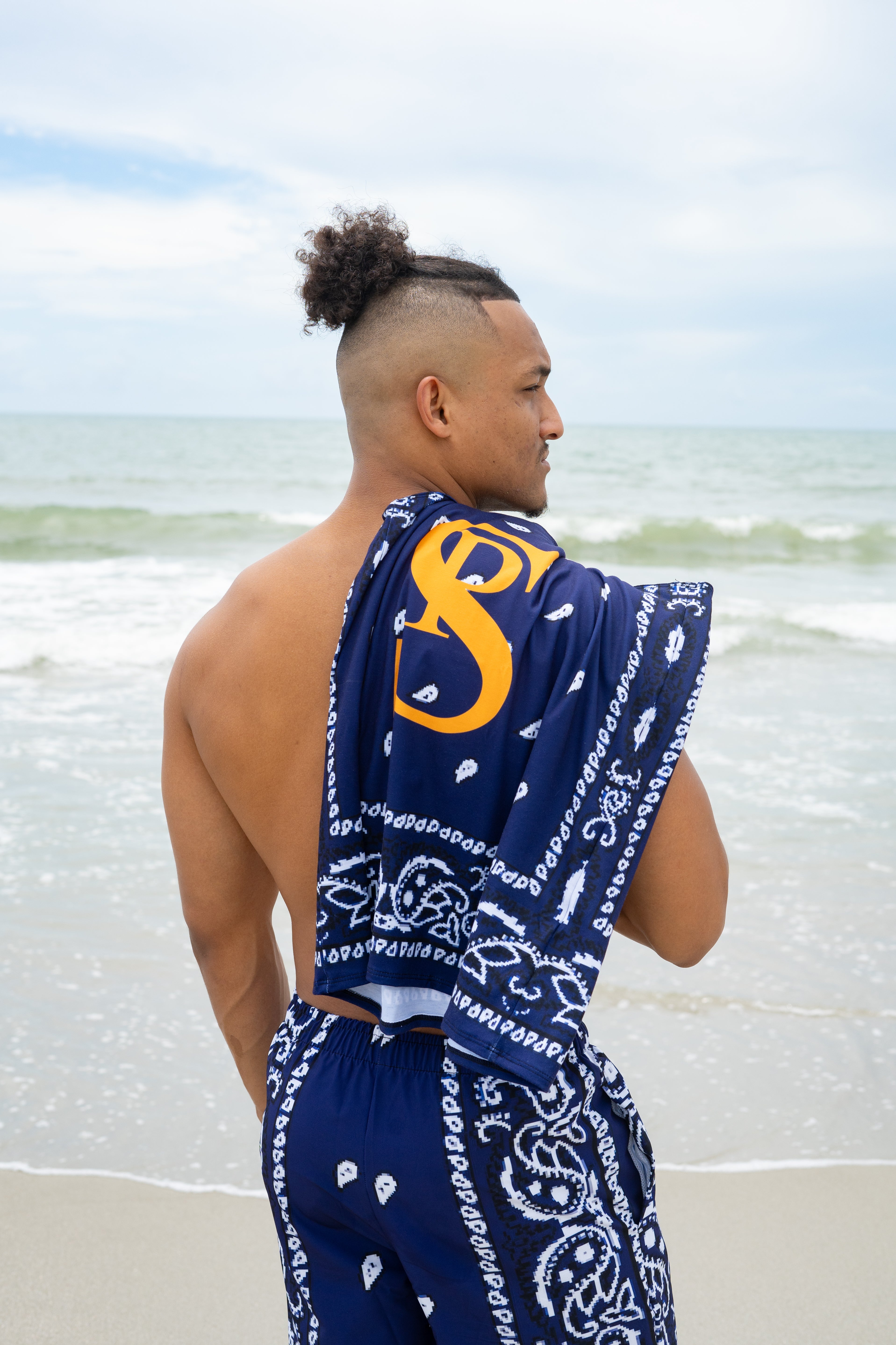 Classic Bandana Swimming Trunks "California Bears"