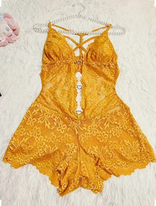 Sultry Lace Teddy Bodysuit