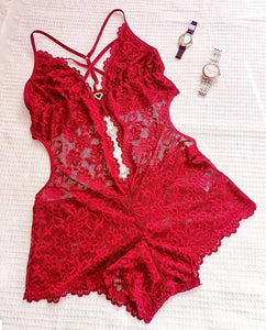 Sultry Lace Teddy Bodysuit