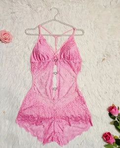 Sultry Lace Teddy Bodysuit
