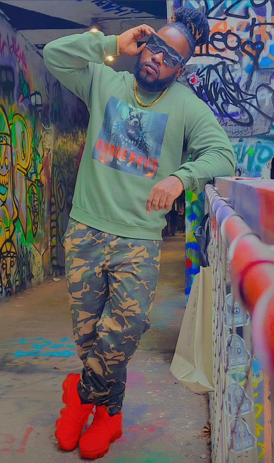 Beware He's Dangerous Sweatshirt