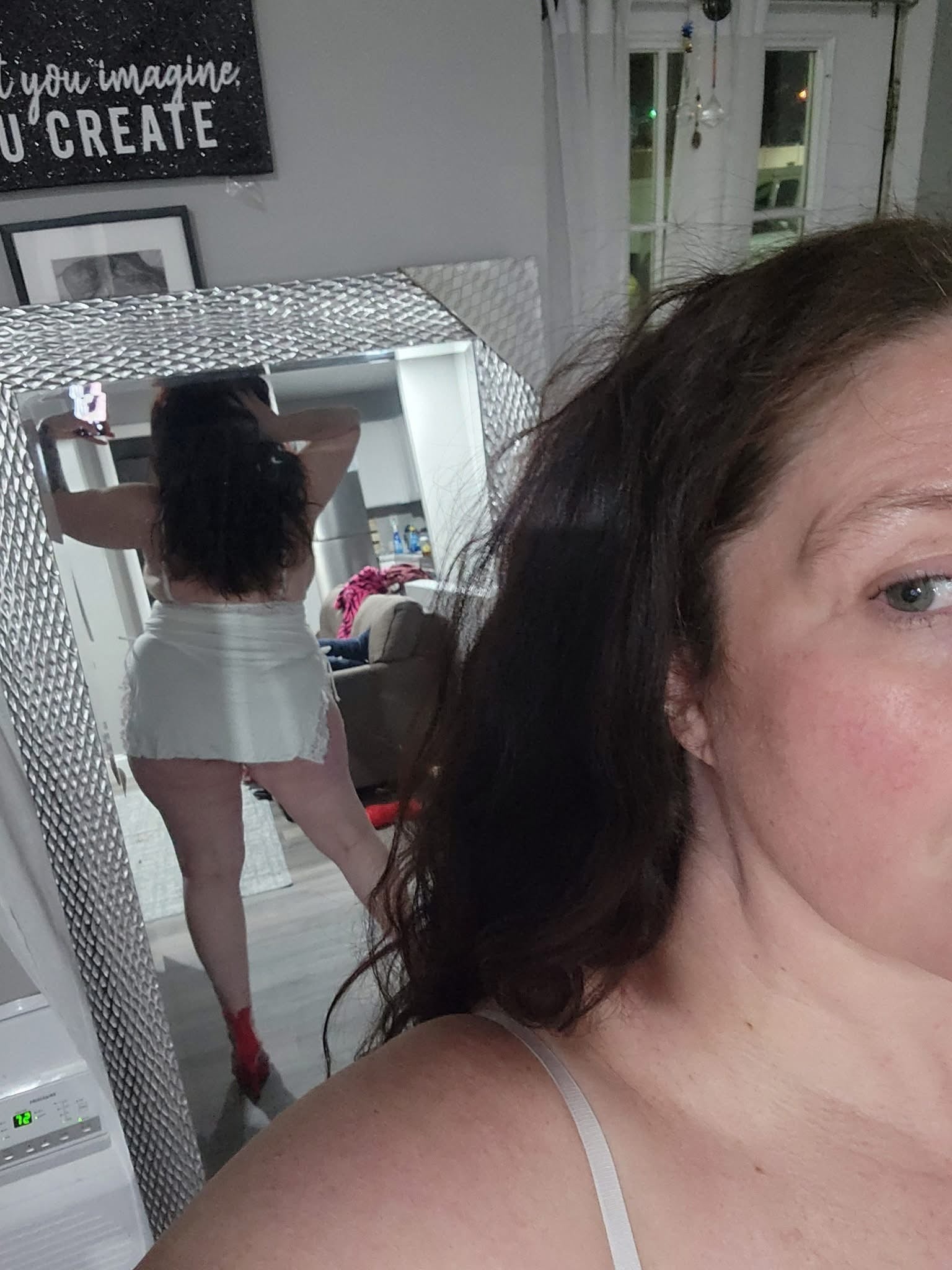 Plus Size Lingerie Dress with Thong
