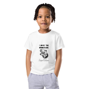 I Love The Dinosaurs Kids Tee "White"