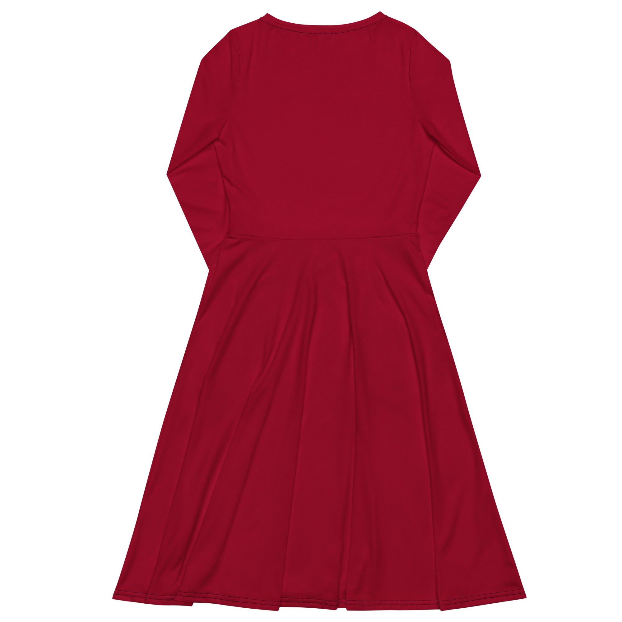 Long Sleeve Midi Dress "Carmine"