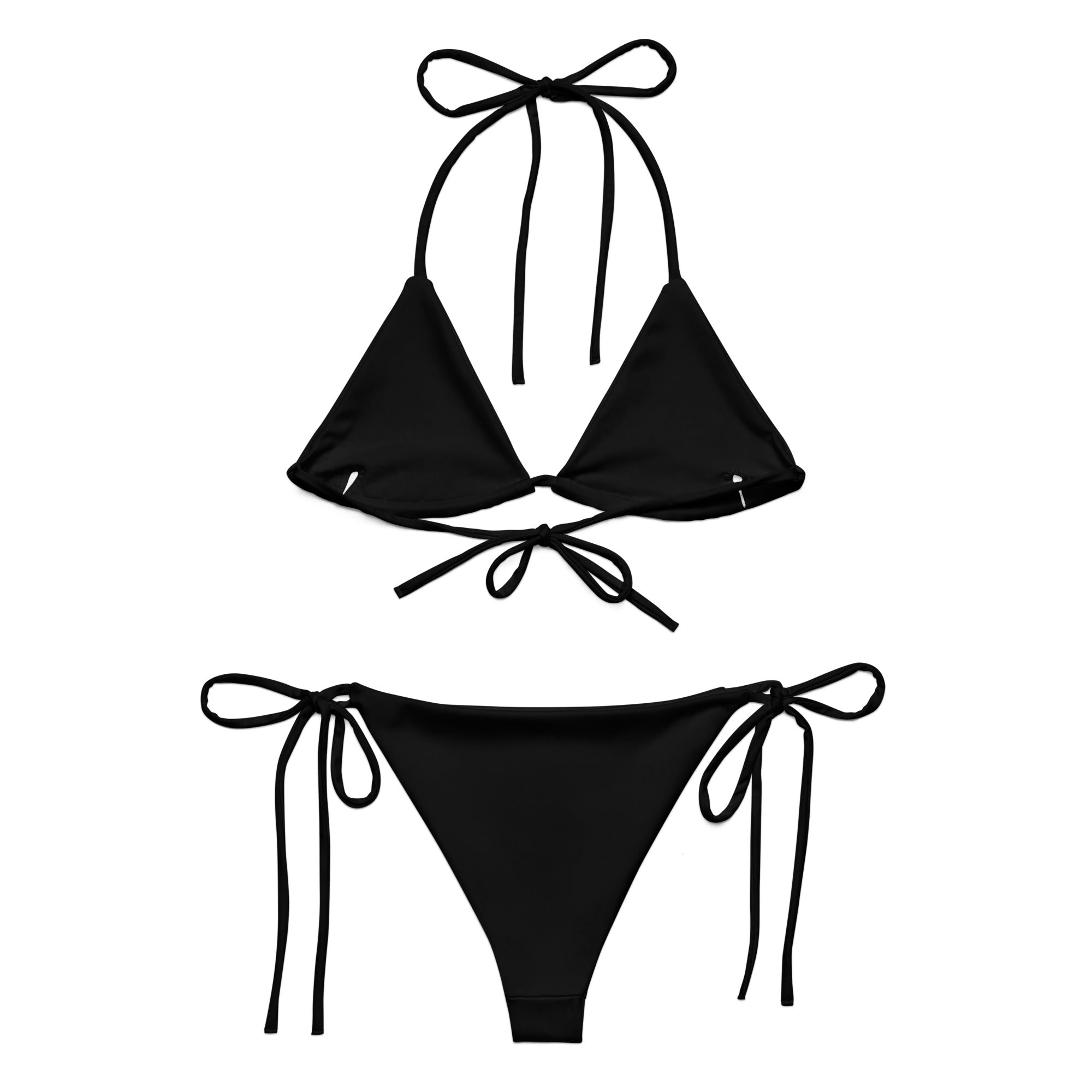 Triangle String Bikini Set “Black” – SuperPlatonic