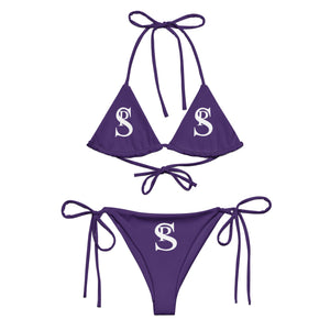Triangle String Bikini Set “Purple”
