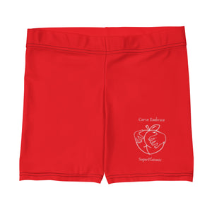 Curve Embrace Biker Shorts "Red"