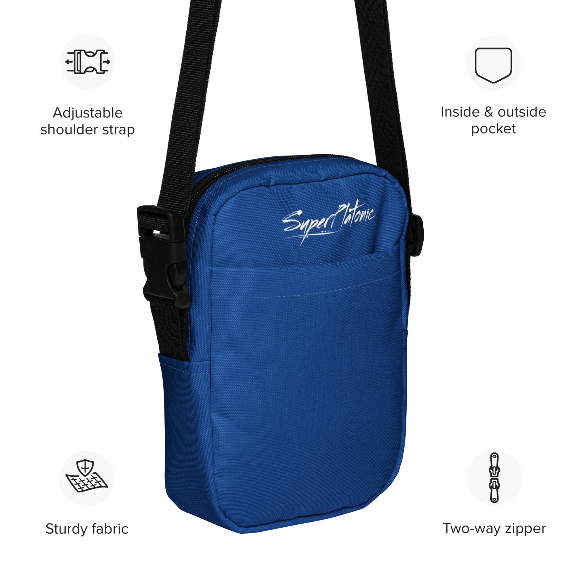 Utility Crossbody Bag "Royal Blue "