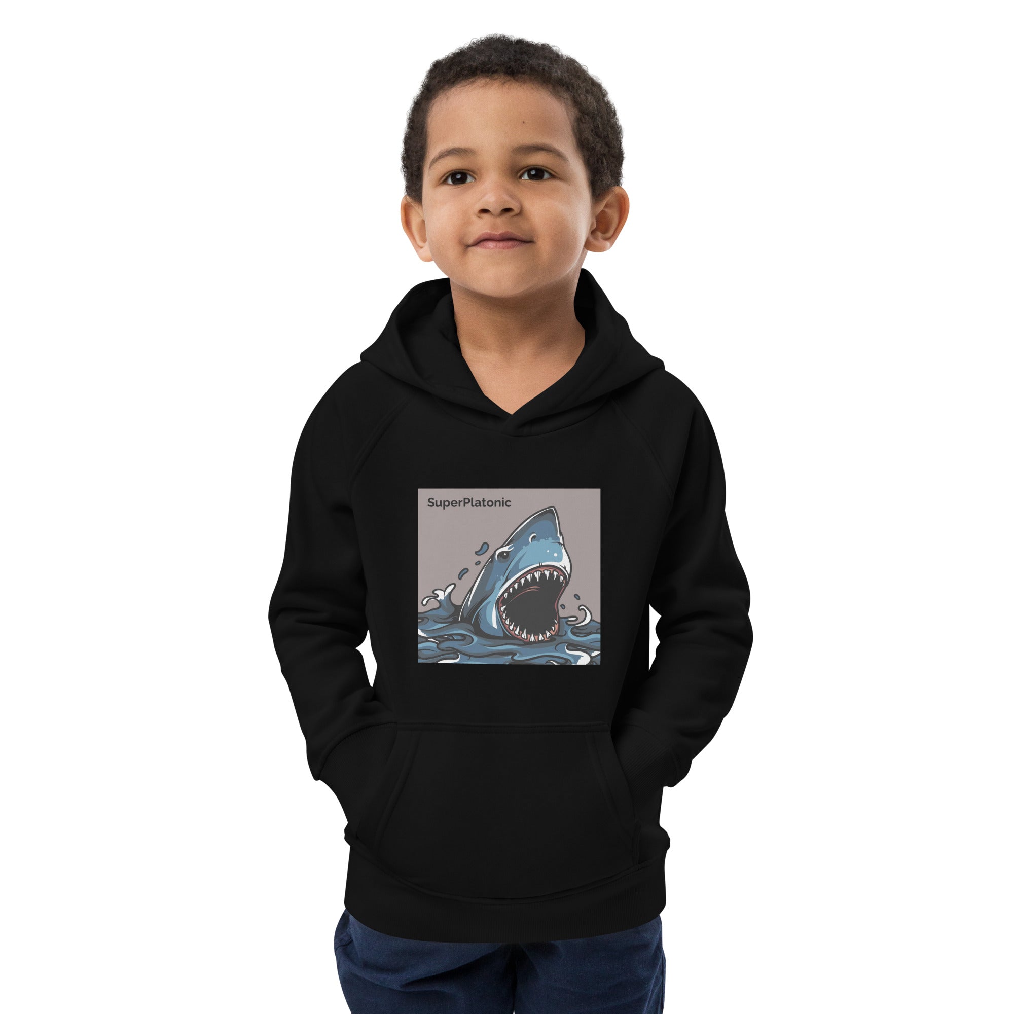 I Love The Sharks Kids Hoodie