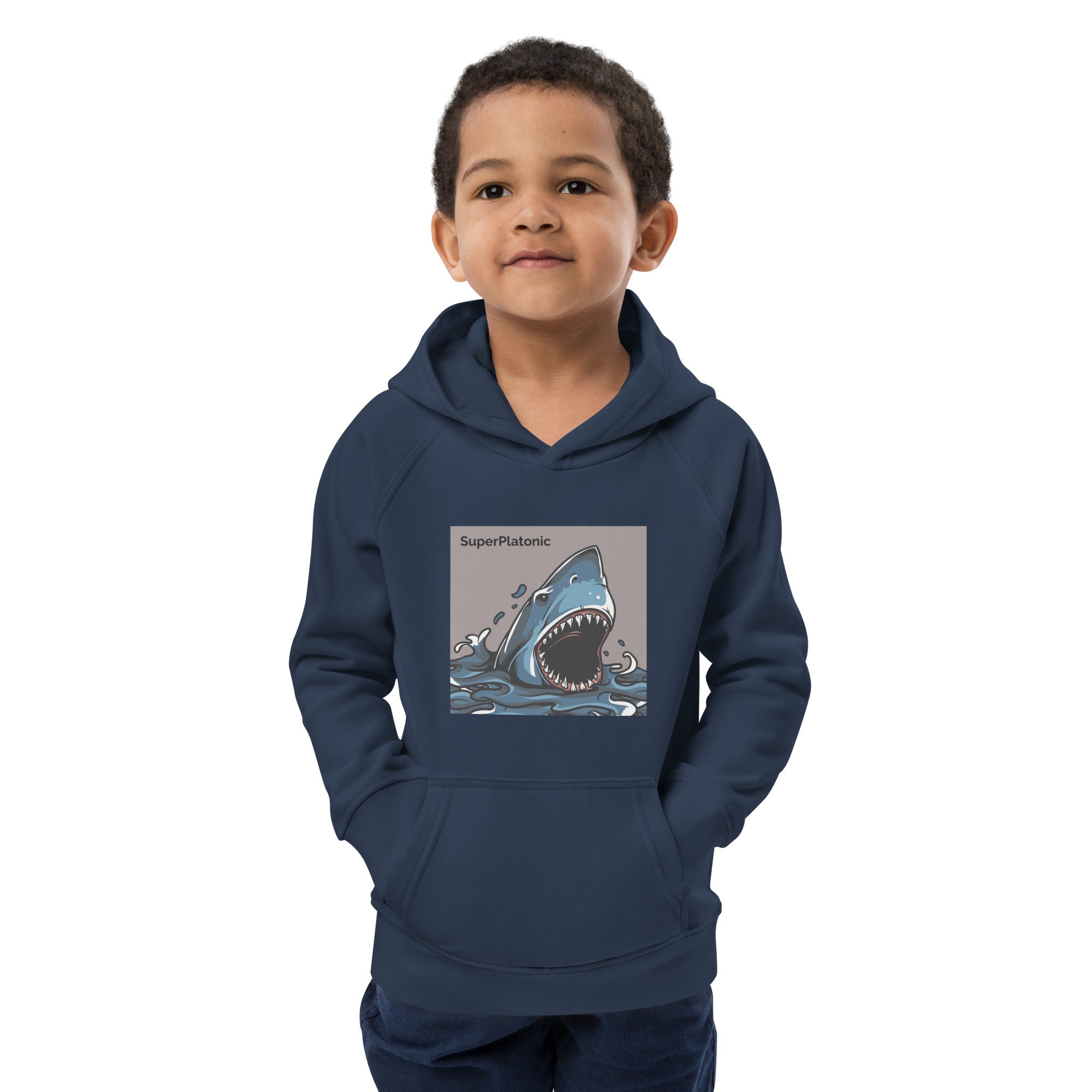 I Love The Sharks Kids Hoodie