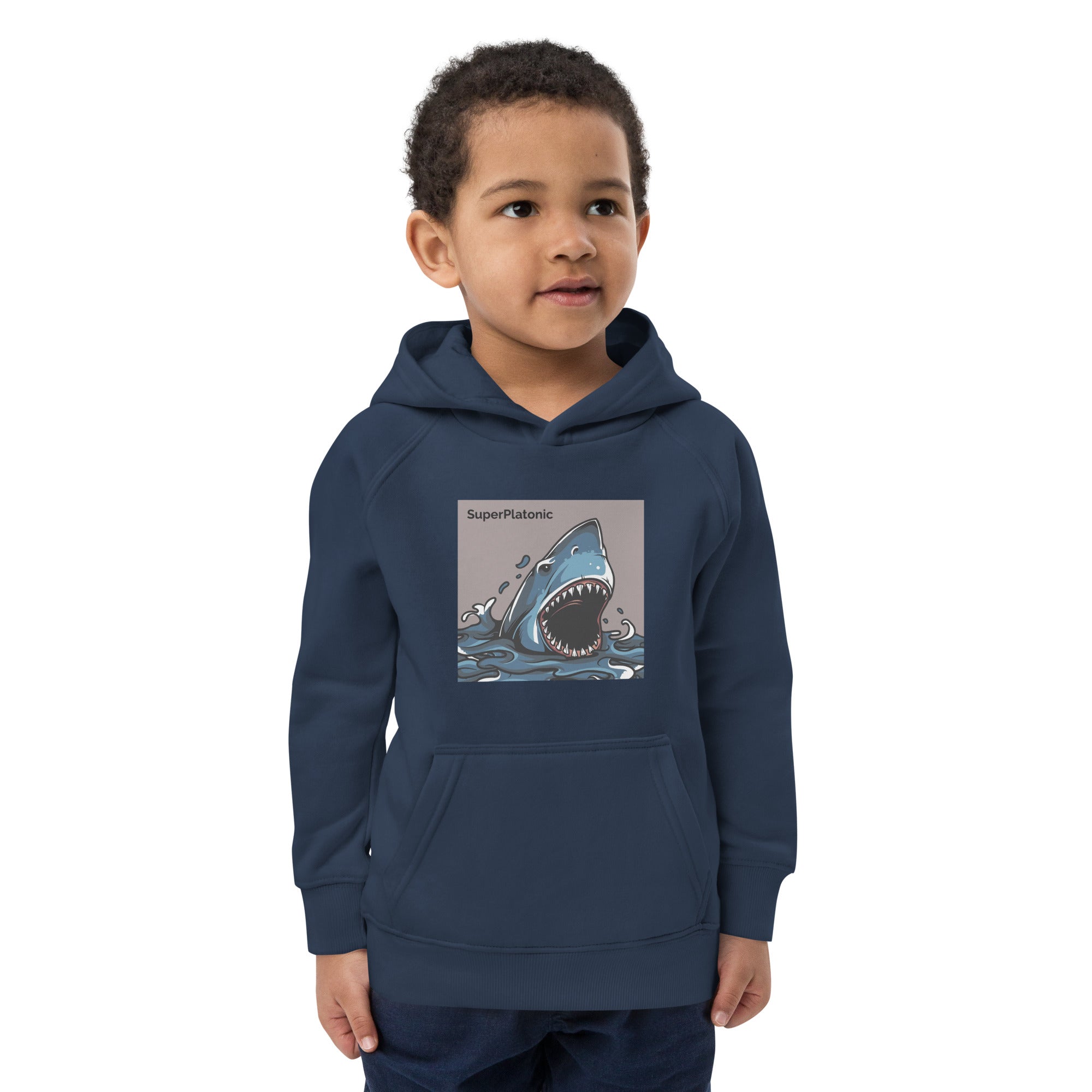 I Love The Sharks Kids Hoodie