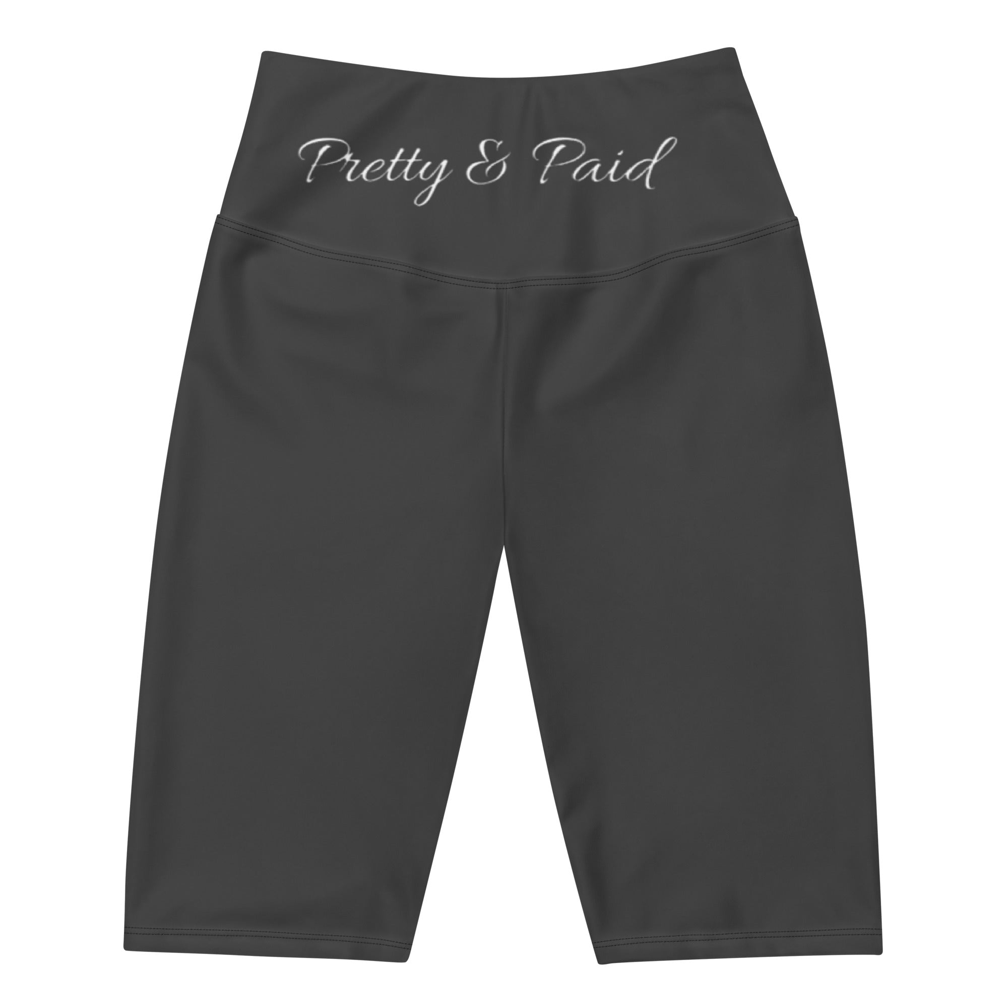 Pretty & Paid Biker Shorts “Charcoal”