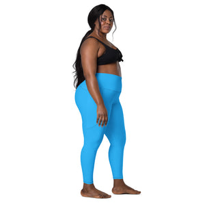 High-Waisted Leggings “Sky Blue”