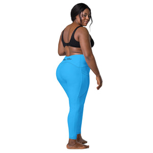 High-Waisted Leggings “Sky Blue”