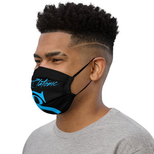 Face Mask "Black & Baby Blue"