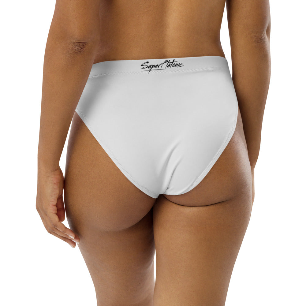 High-Waisted Bikini Briefs “White”