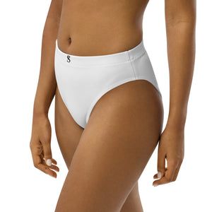 High-Waisted Bikini Briefs “White”