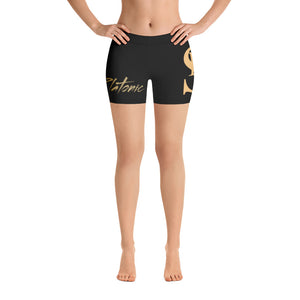 Biker Shorts "Black & Gold"