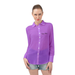 Long Sleeve Chiffon Shirt