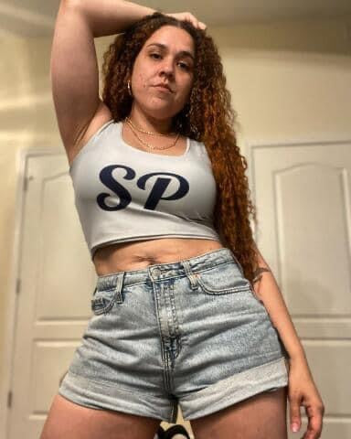 Cheer Shorts Crop Top “Penn State”