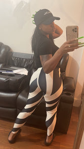 Animal Print Leggings “Zebra”