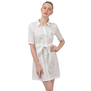 Belted Shirt Dress