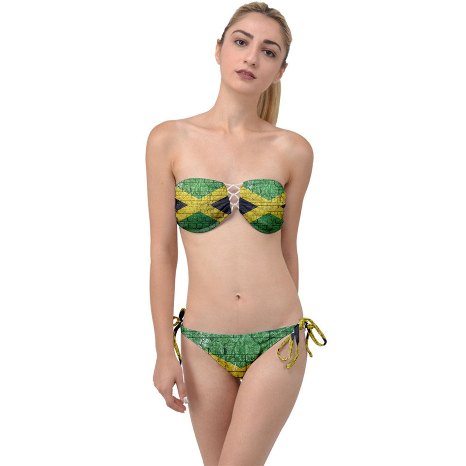 Twist Bandeau Bikini Set