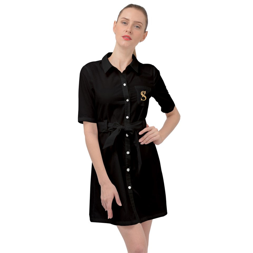 Belted Shirt Dress