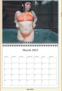 2023-24 Lingerie/Swimsuit Wall Calendar (18 Months)