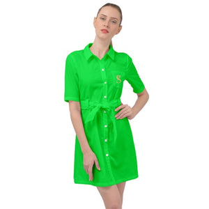 Belted Shirt Dress