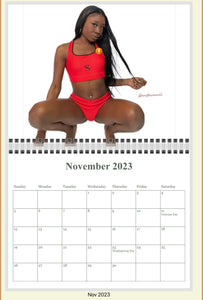 2023-24 Lingerie/Swimsuit Wall Calendar (18 Months)