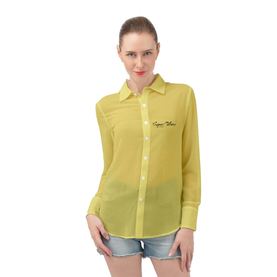 Long Sleeve Chiffon Shirt