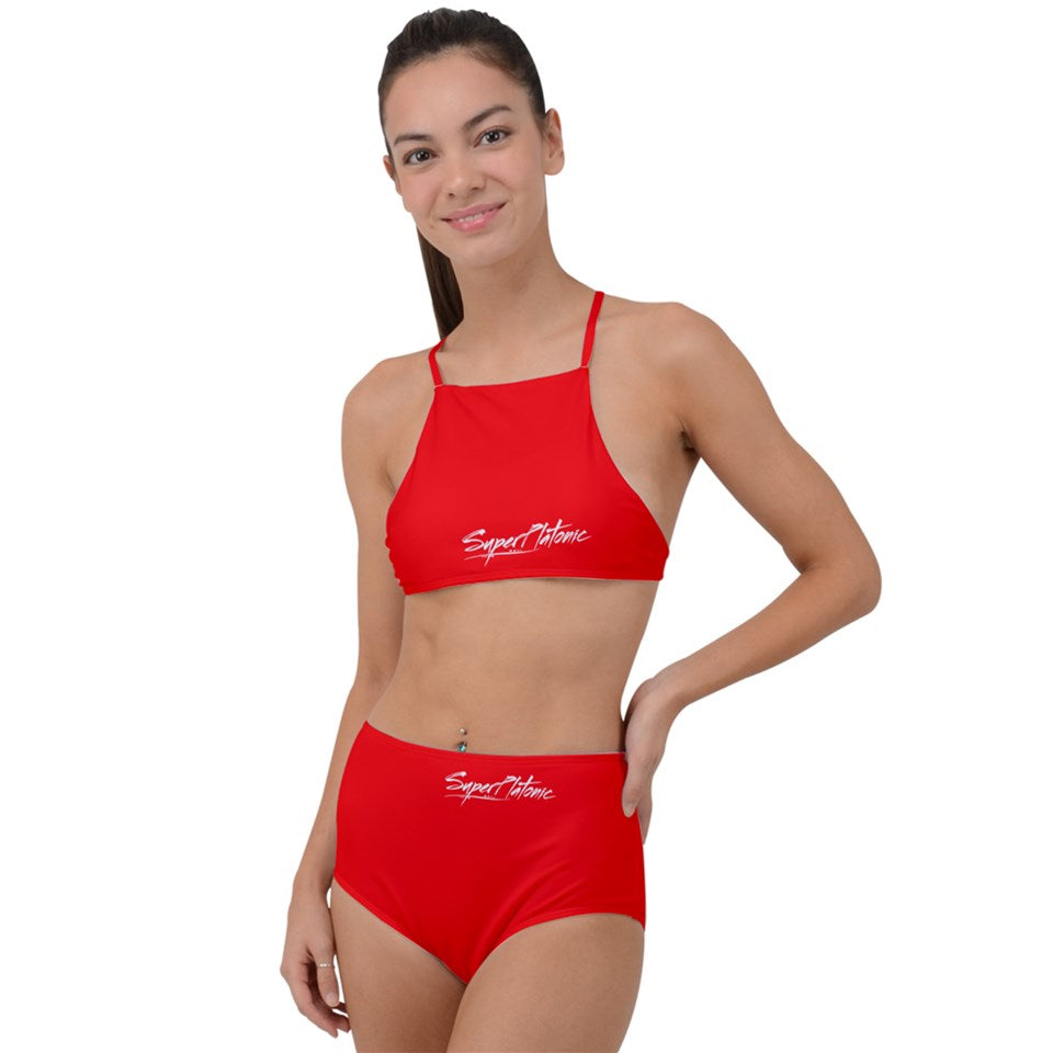 High Waist Tankini Set