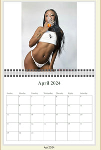 2023-24 Lingerie/Swimsuit Wall Calendar (18 Months)