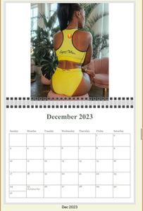 2023-24 Lingerie/Swimsuit Wall Calendar (18 Months)