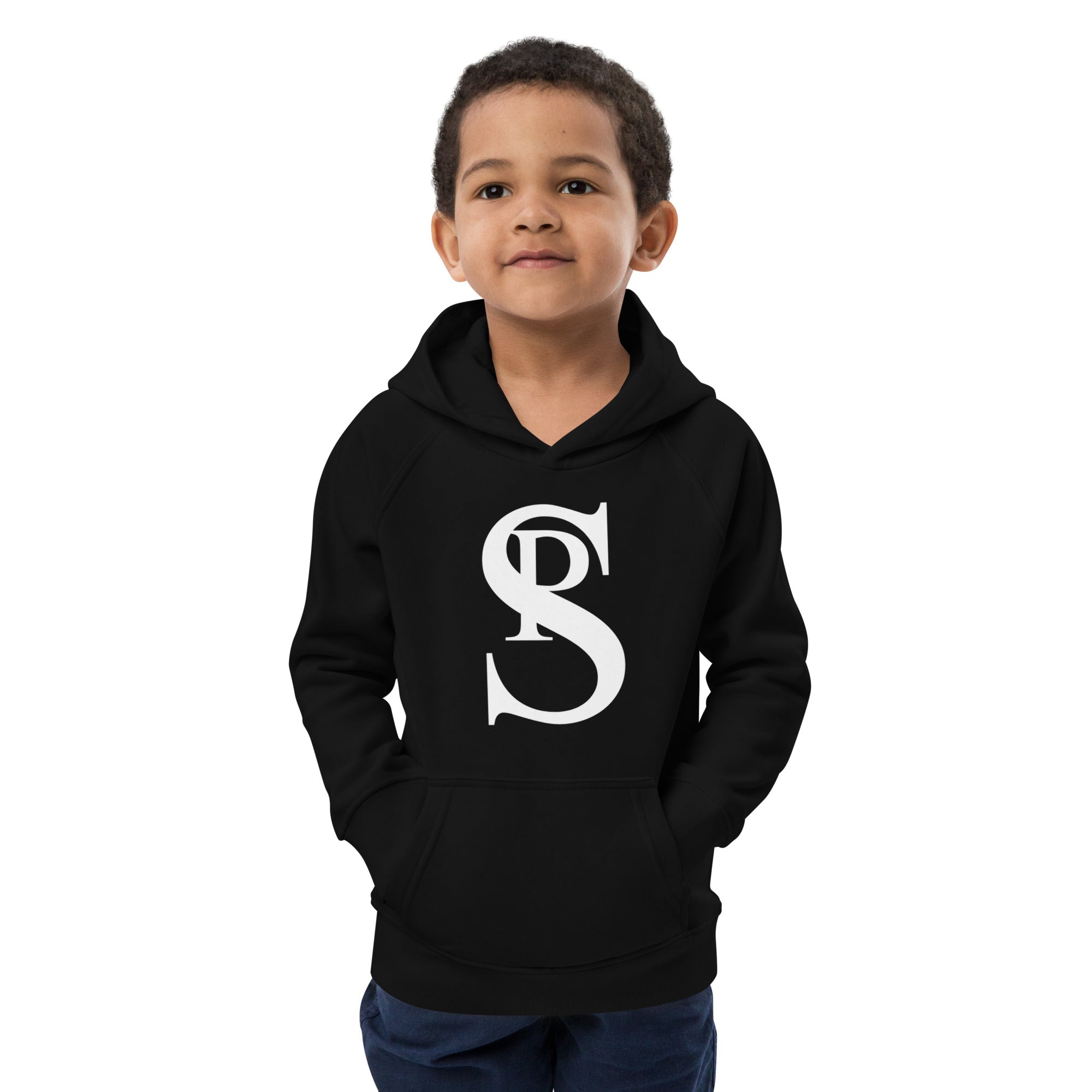 Kids Eco Hoodie “White Logo”