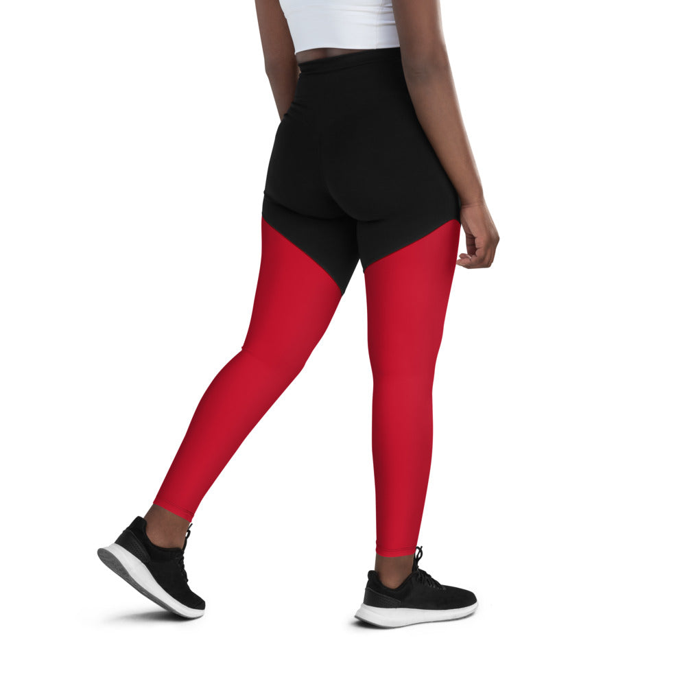 Women’s Sports Leggings “Red”