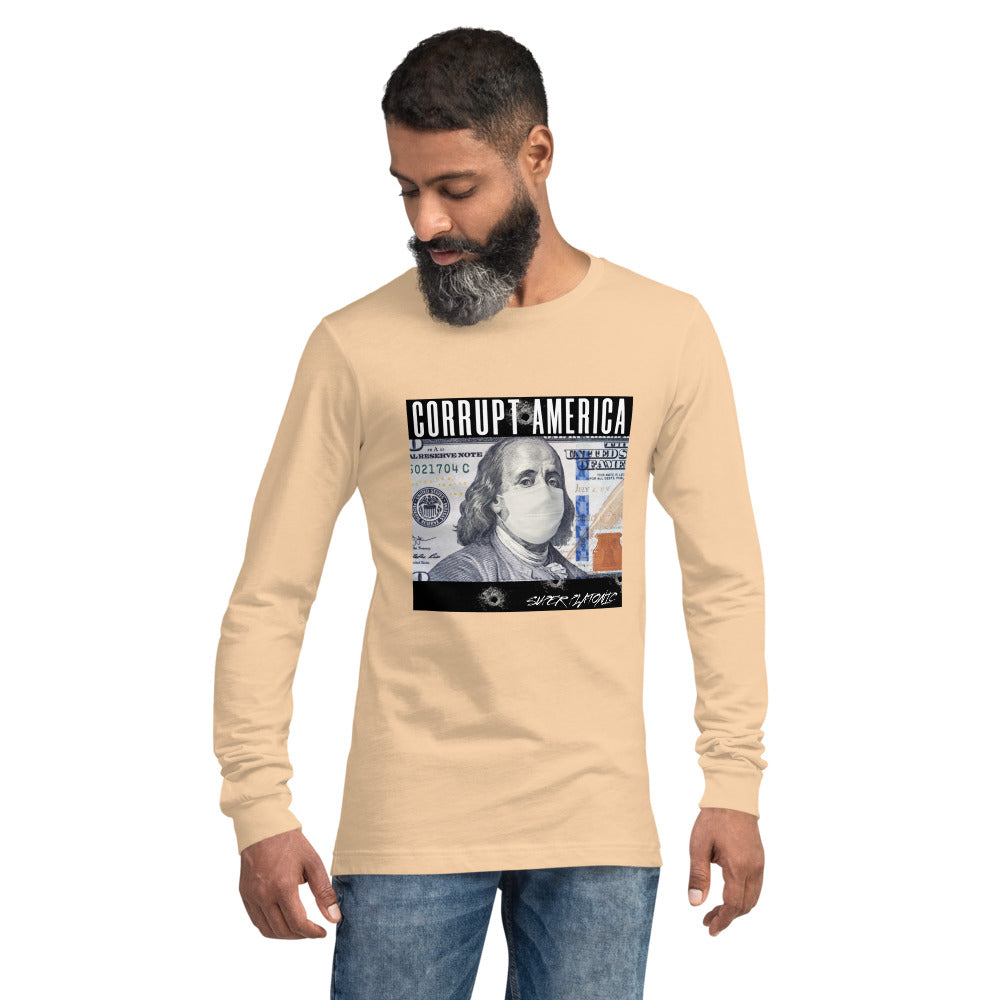 Corrupt America Long Tee